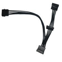 4pin zu 3X SATA Y Splitter Kabel